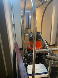 Directement en ouvrant la porte de notre chambre