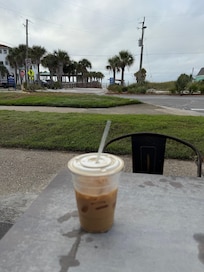 Yummy latte from Camille’s.