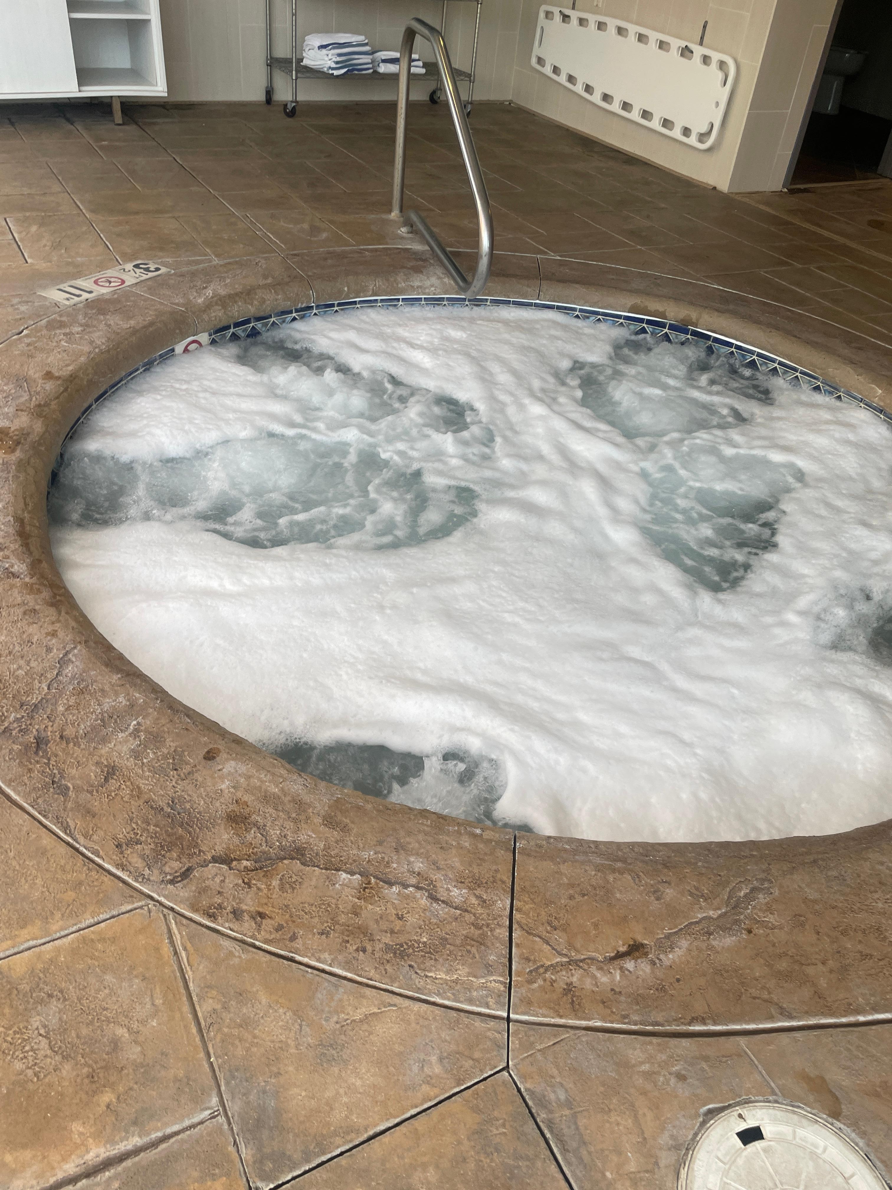 Jacuzzi gets very hot