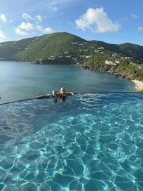 The pool was the best place to spend an afternoon after sight seeing.