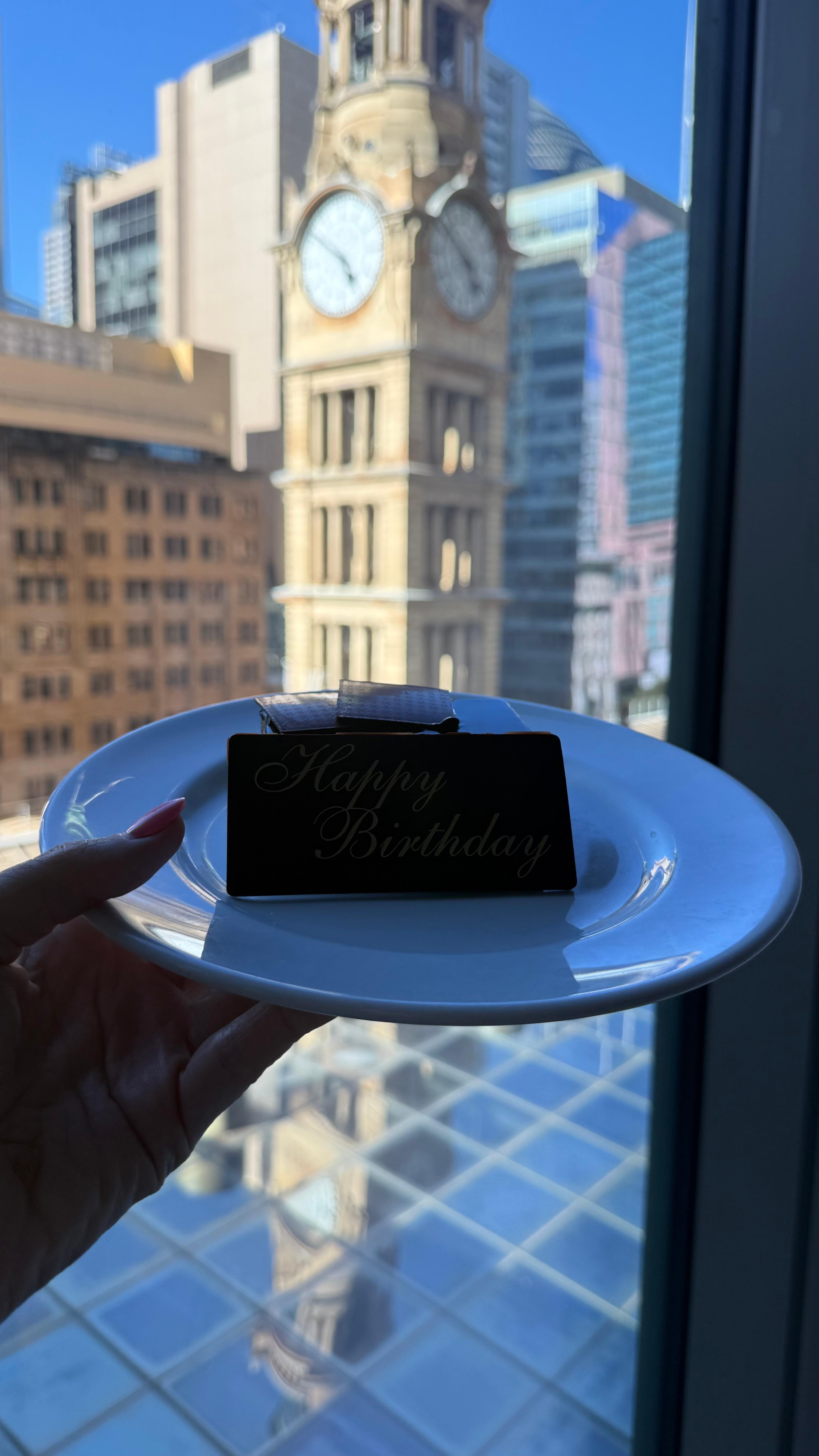 Cute piece of cake for the birthday boy. Thank you! 