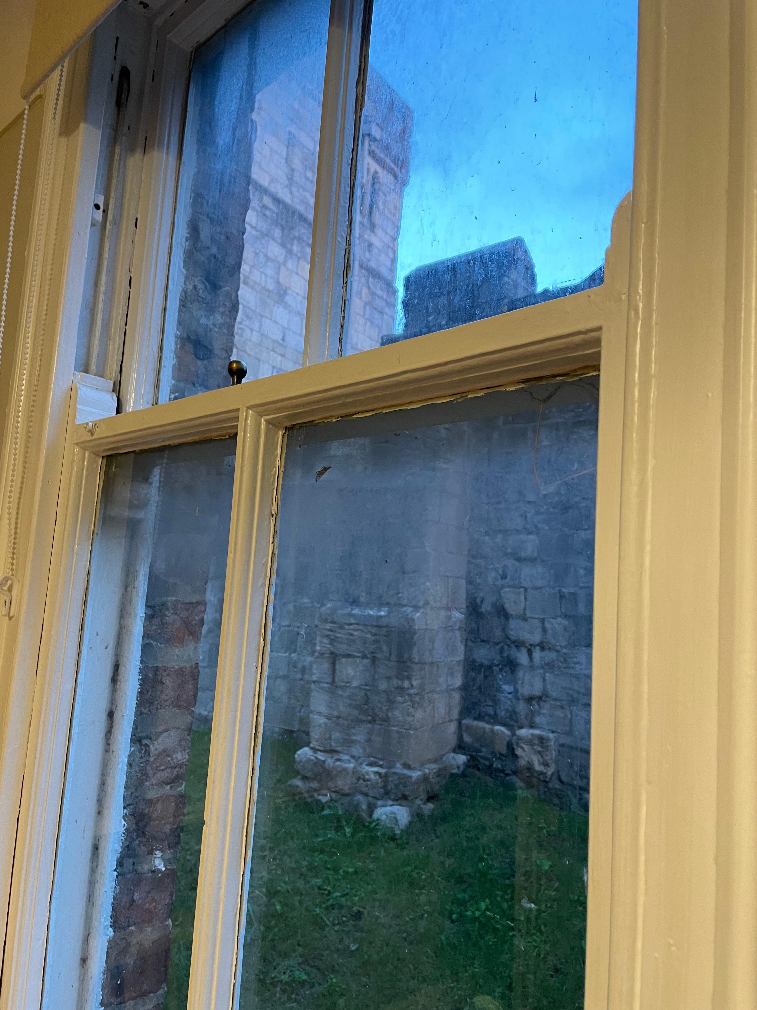 City wall from kitchen window