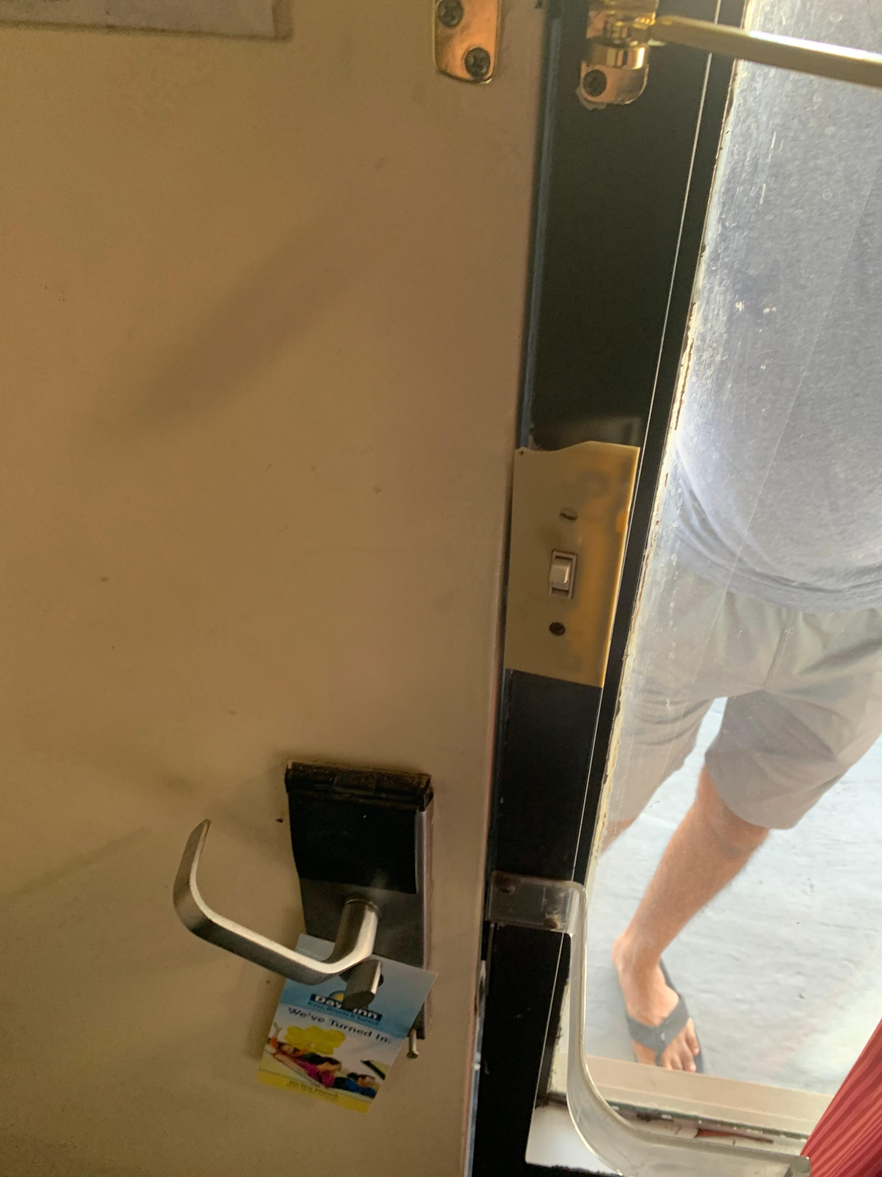 We locked inside room