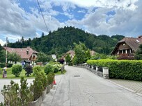 The road leading to Penzion Kaps