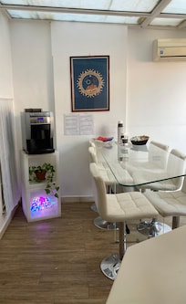 Common area with coffee maker