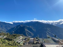 早晨山景美麗