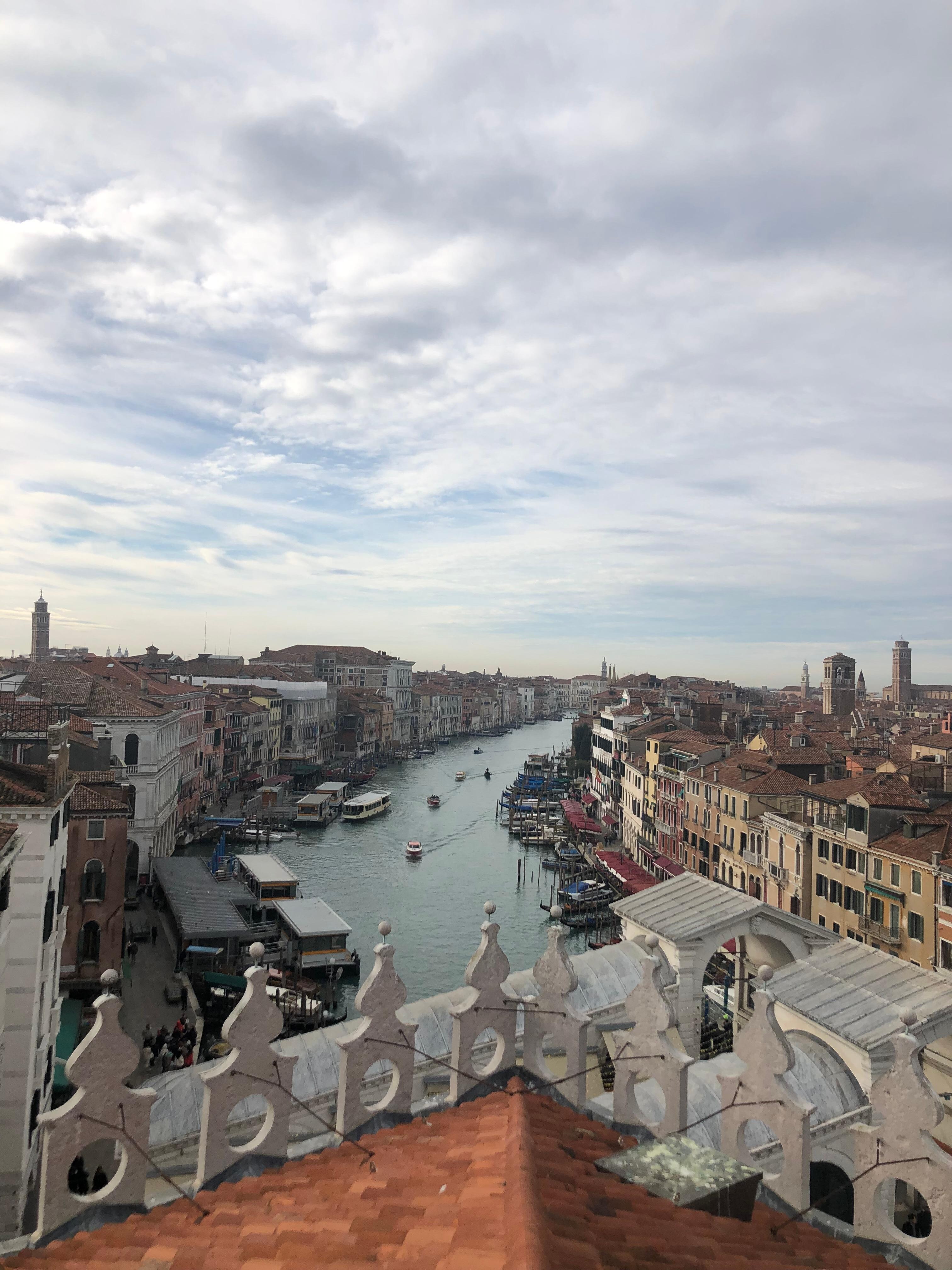 View from roof top shopping centre