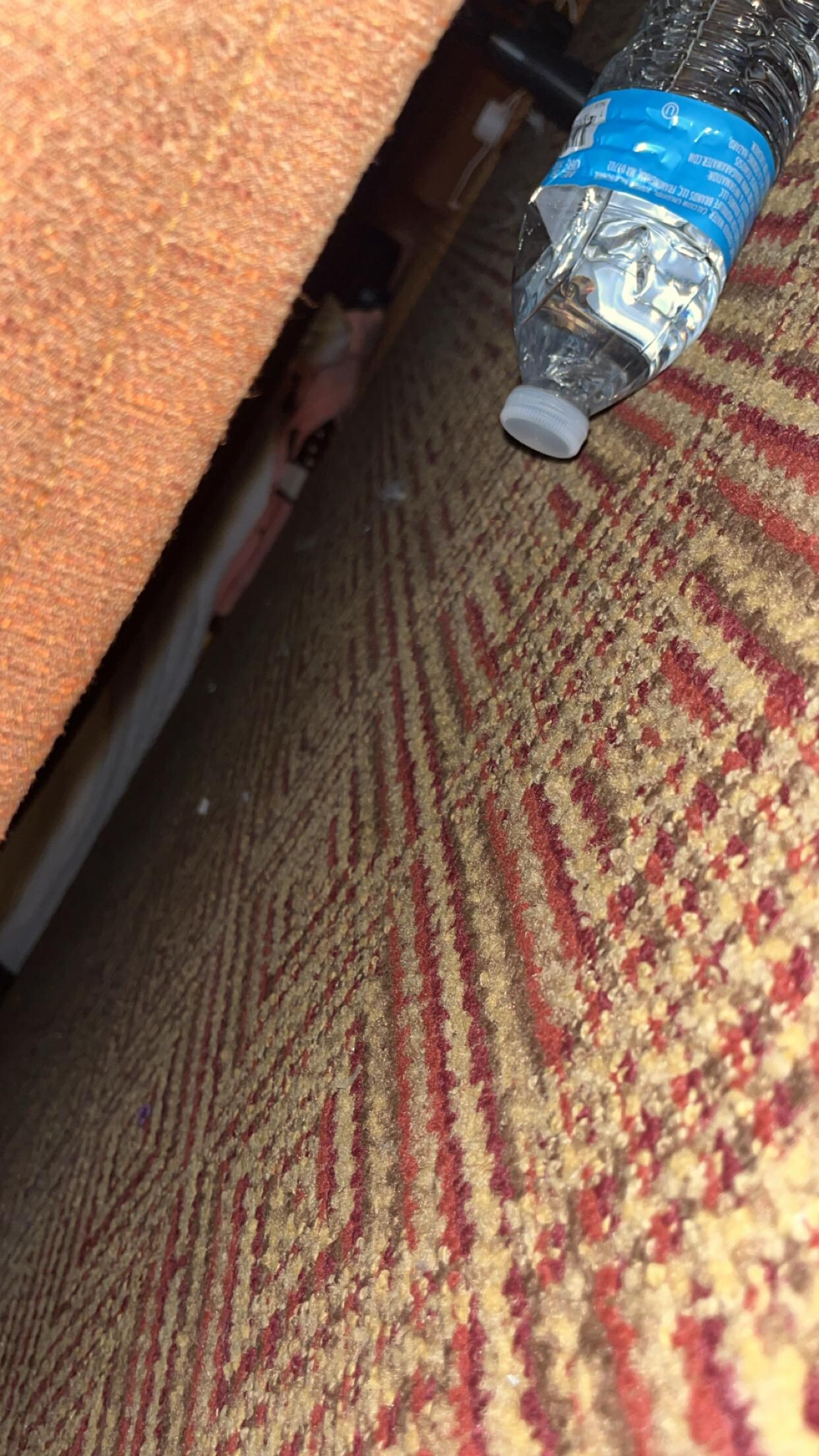 Trash under the bed. 