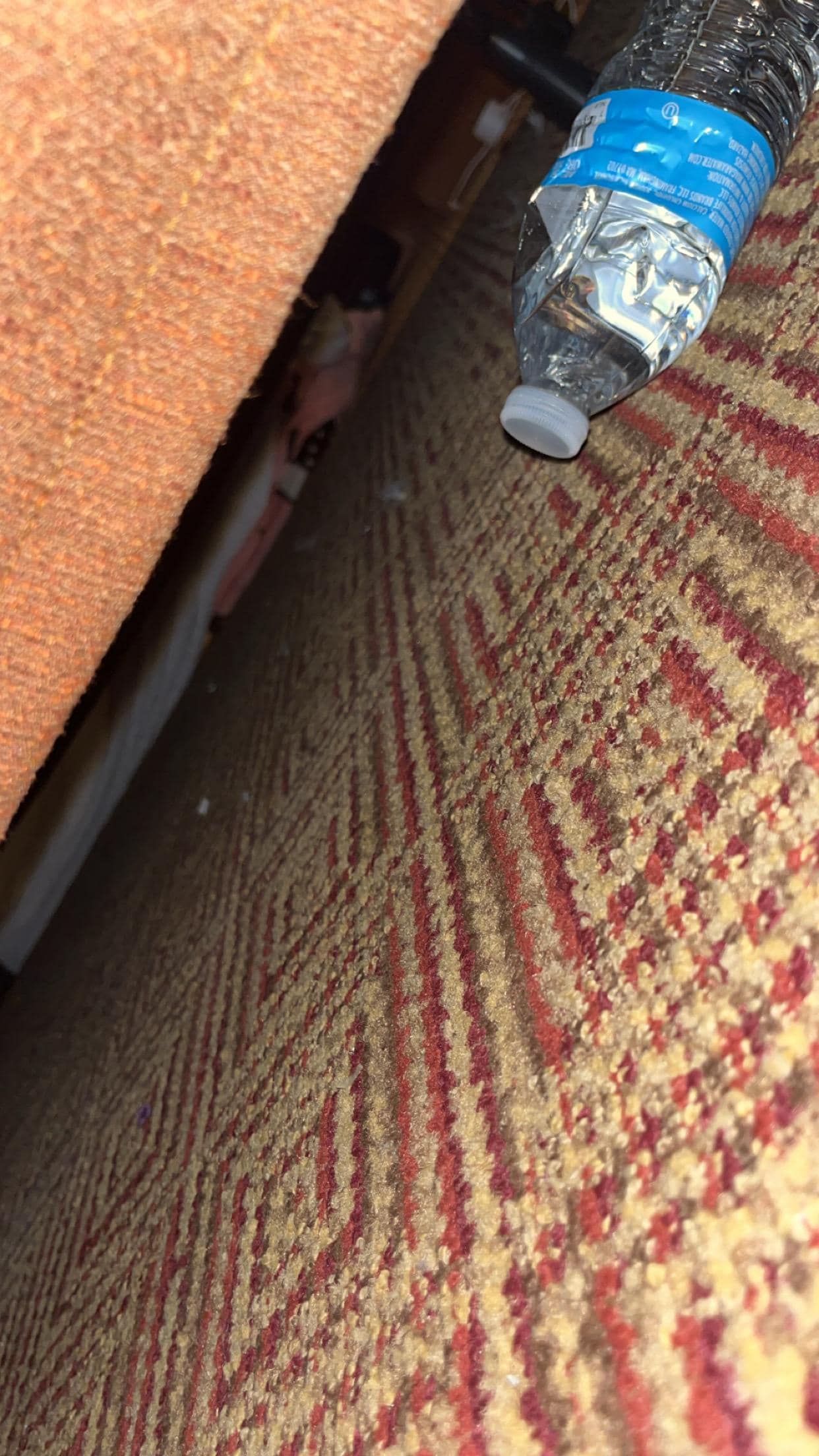 Trash under the bed.