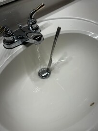 Stopper didn’t work; we used a knife to keep it open.