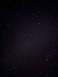 Amazing view of stars at night. Picture taken with phone.