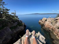 Raven's Nest cliff on the Schoodic Peninsula (Worth the drive - much less busy than Bar Harbor)