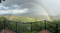 Rainbow after a rain shower