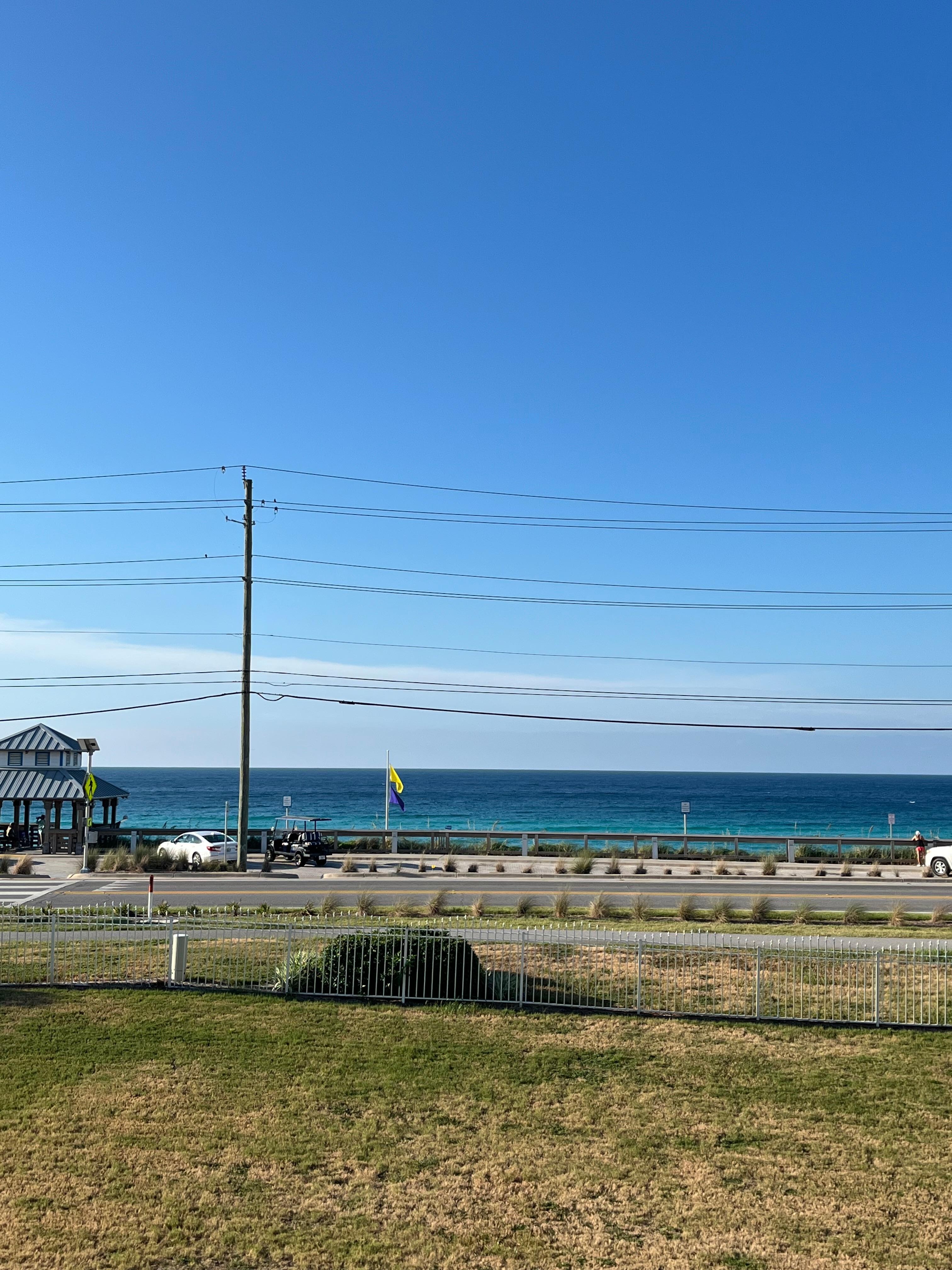 View from bedroom balcony 