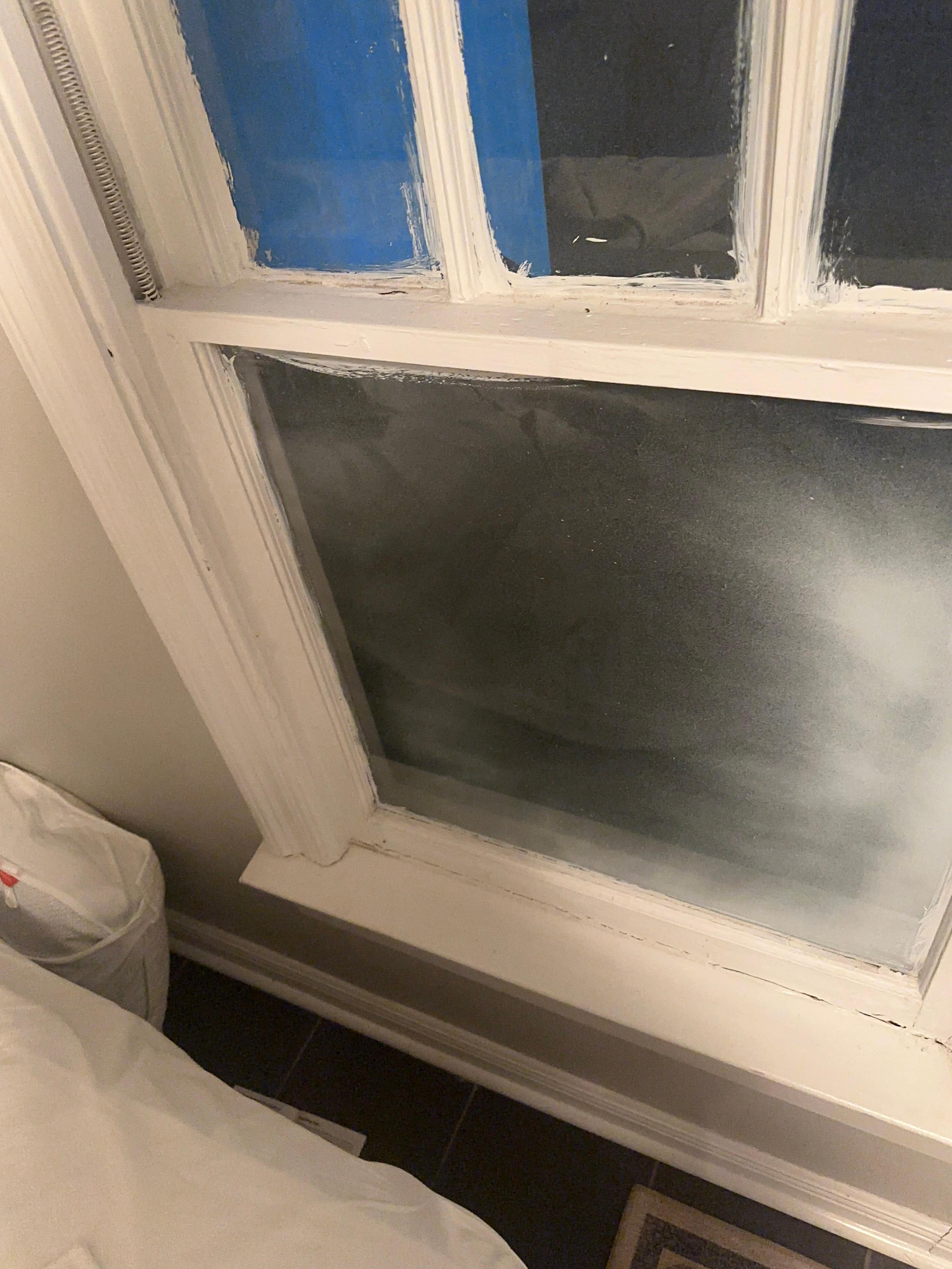 Windows in bedroom painted shut