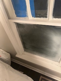 Windows in bedroom painted shut