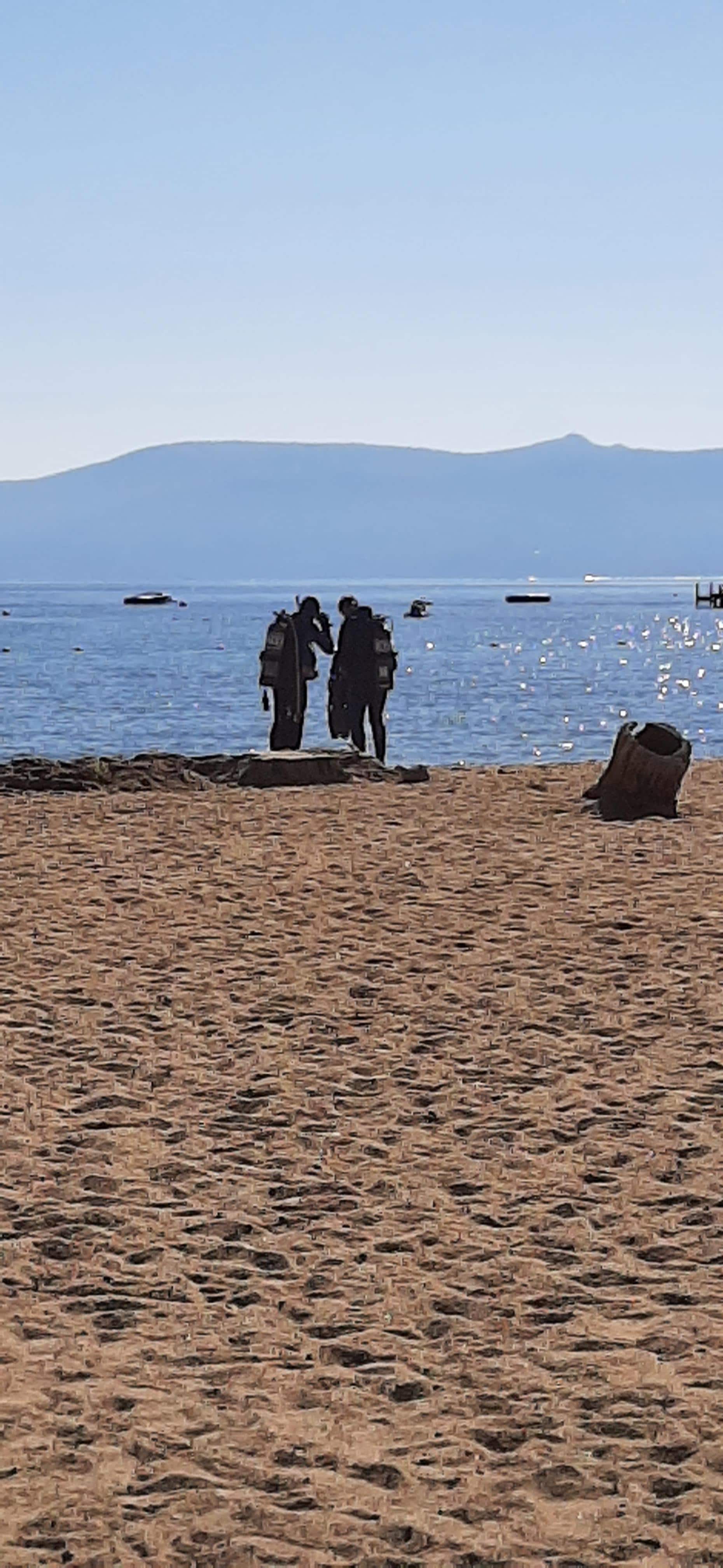 Morning scuba dive at Meeks Bay Camp