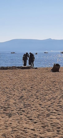 Morning scuba dive at Meeks Bay Camp