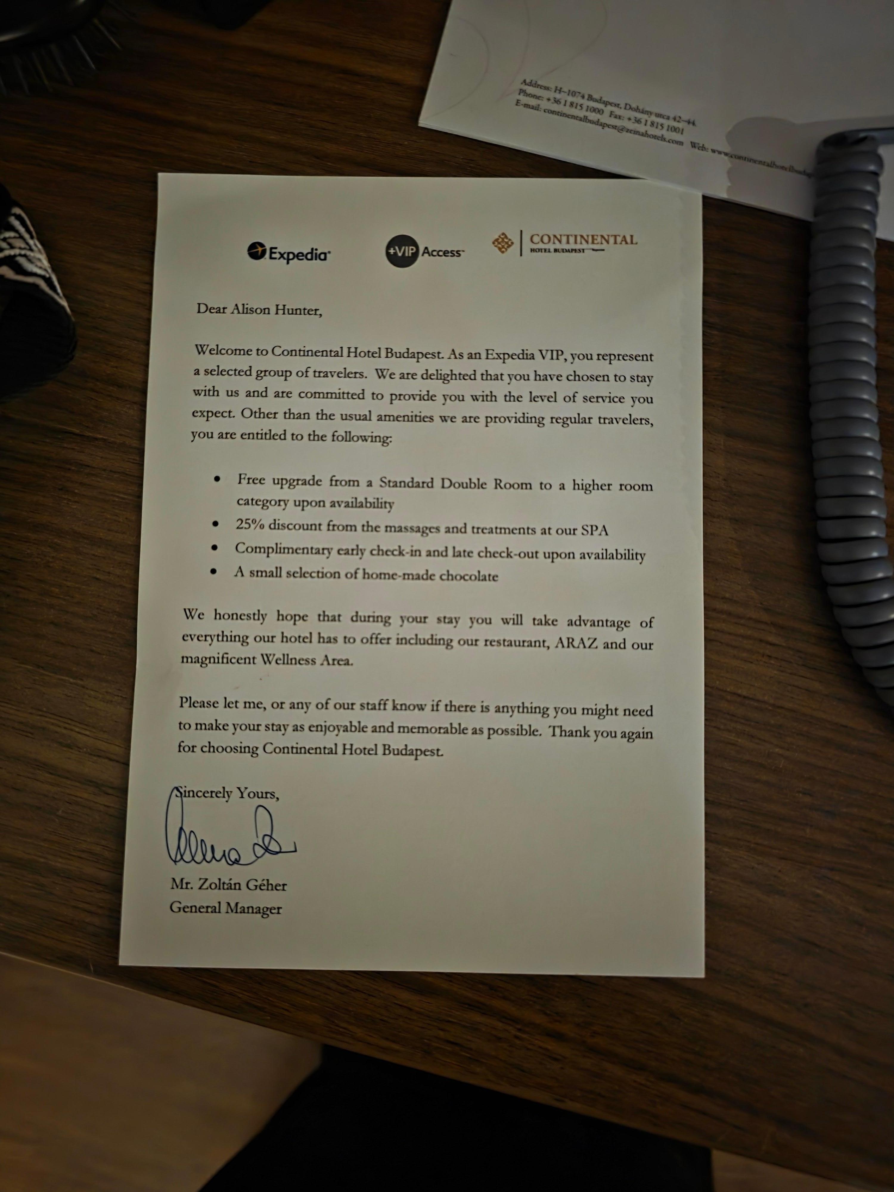 Received perks as a vip but had complimentary water and very great service 