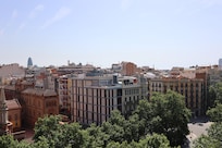 View from rooftop patio
