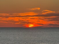 Beautiful sunsets from the balcony.