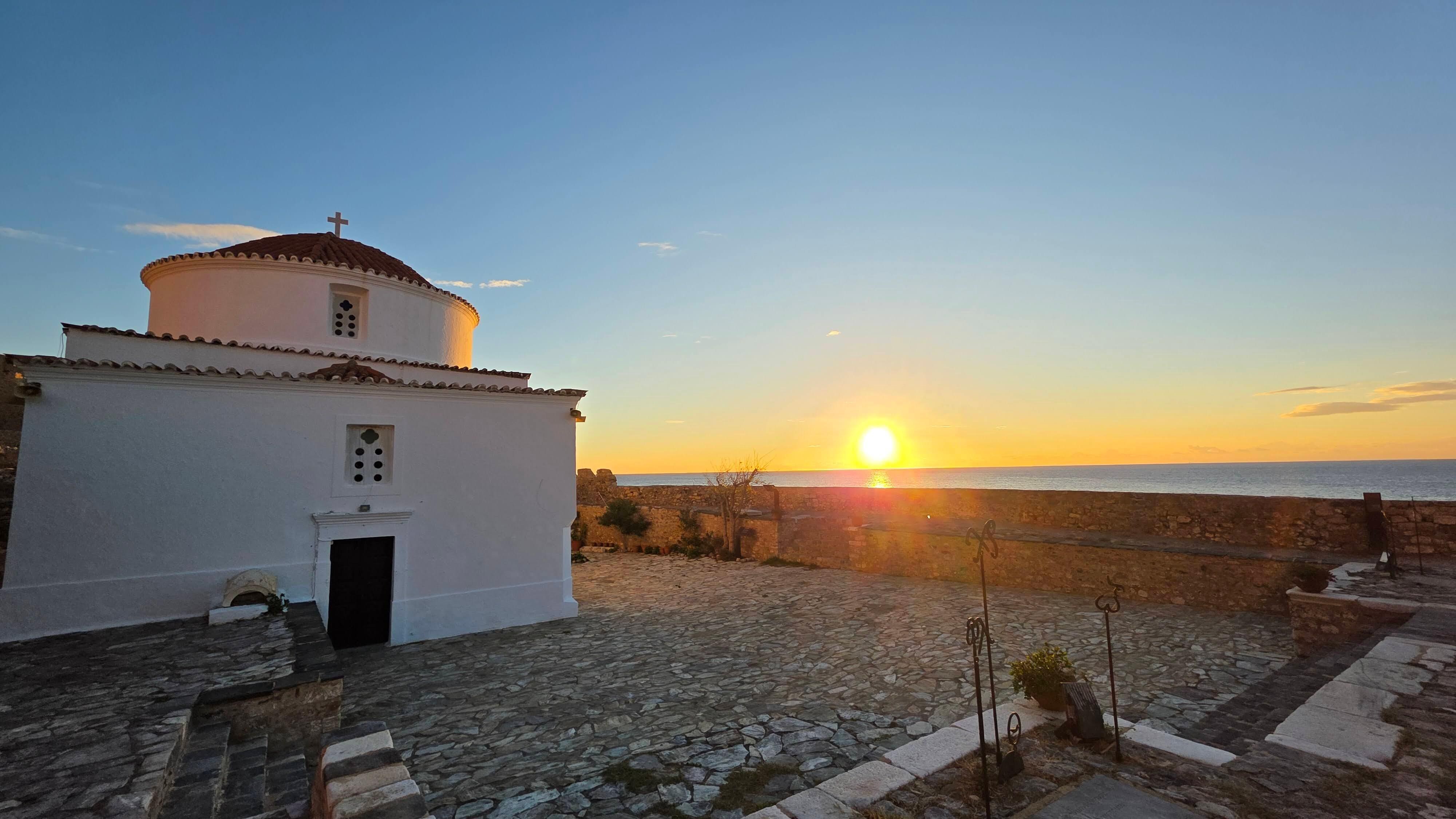 Sunrise over Monemvasia