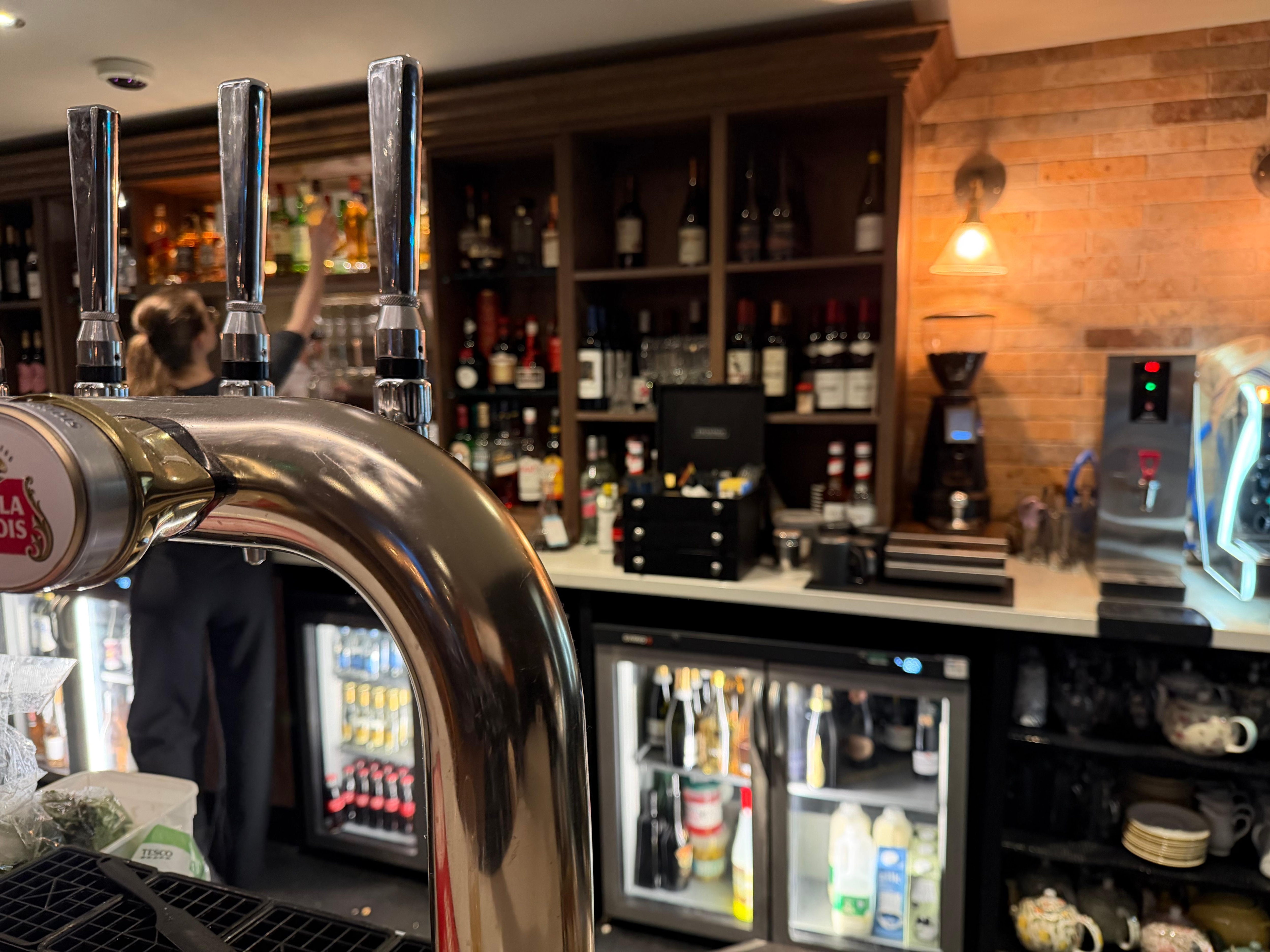 Well stocked bar