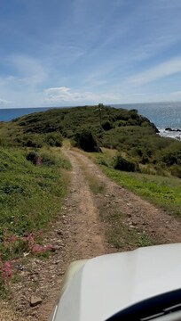 The road to the villa. SUV recommended.