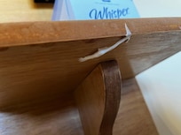 Chewing gum bedside table