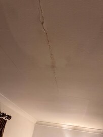 Crumbling ceiling