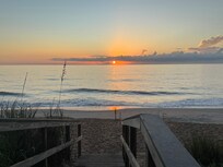 Sunrise from beach access