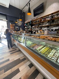 Pastry shop across the street serves a great breakfast