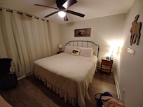 Very comfortable bed.