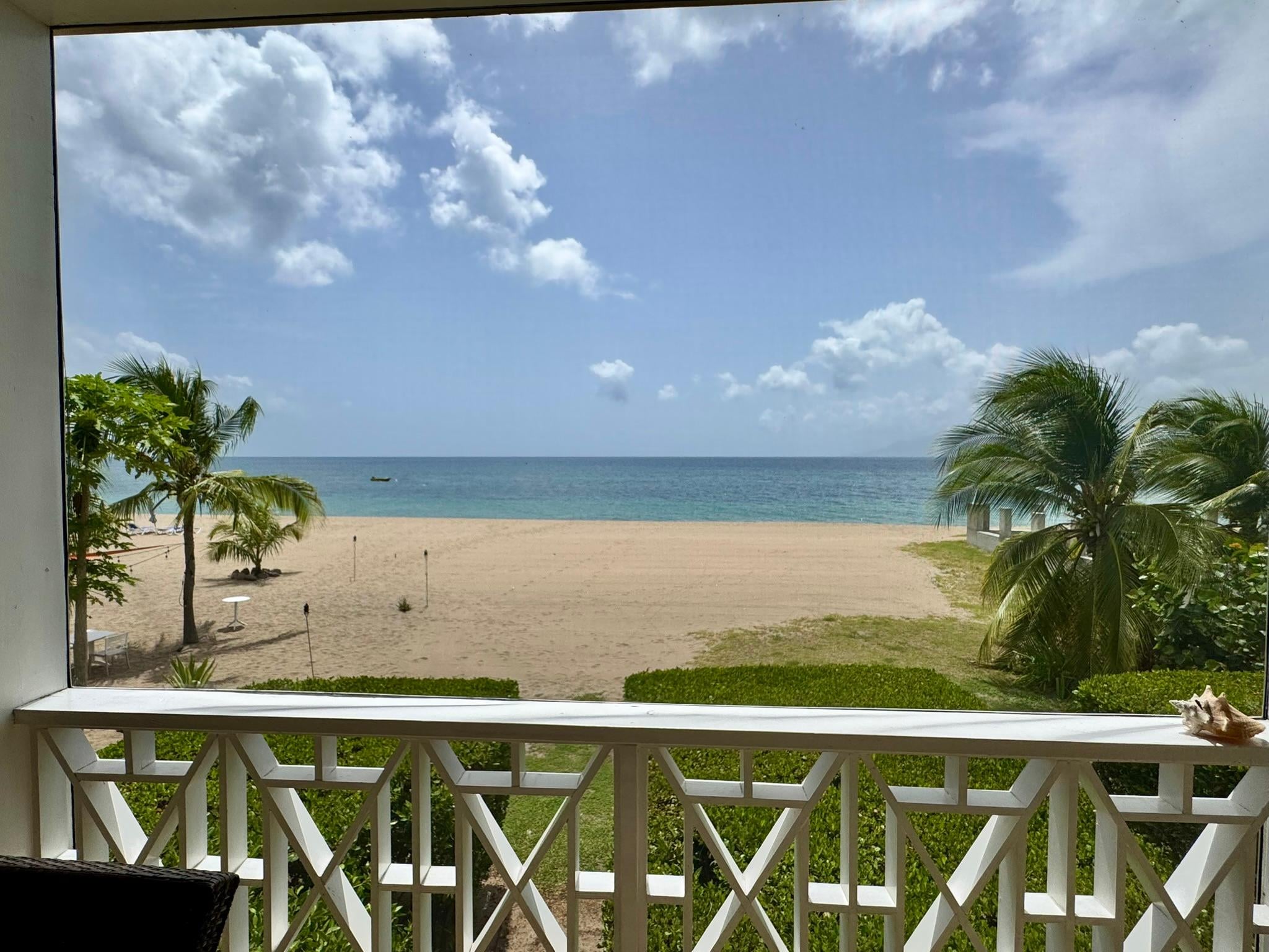 View from the balcony off the living room.