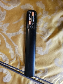 TV remote control, missing battery cover
