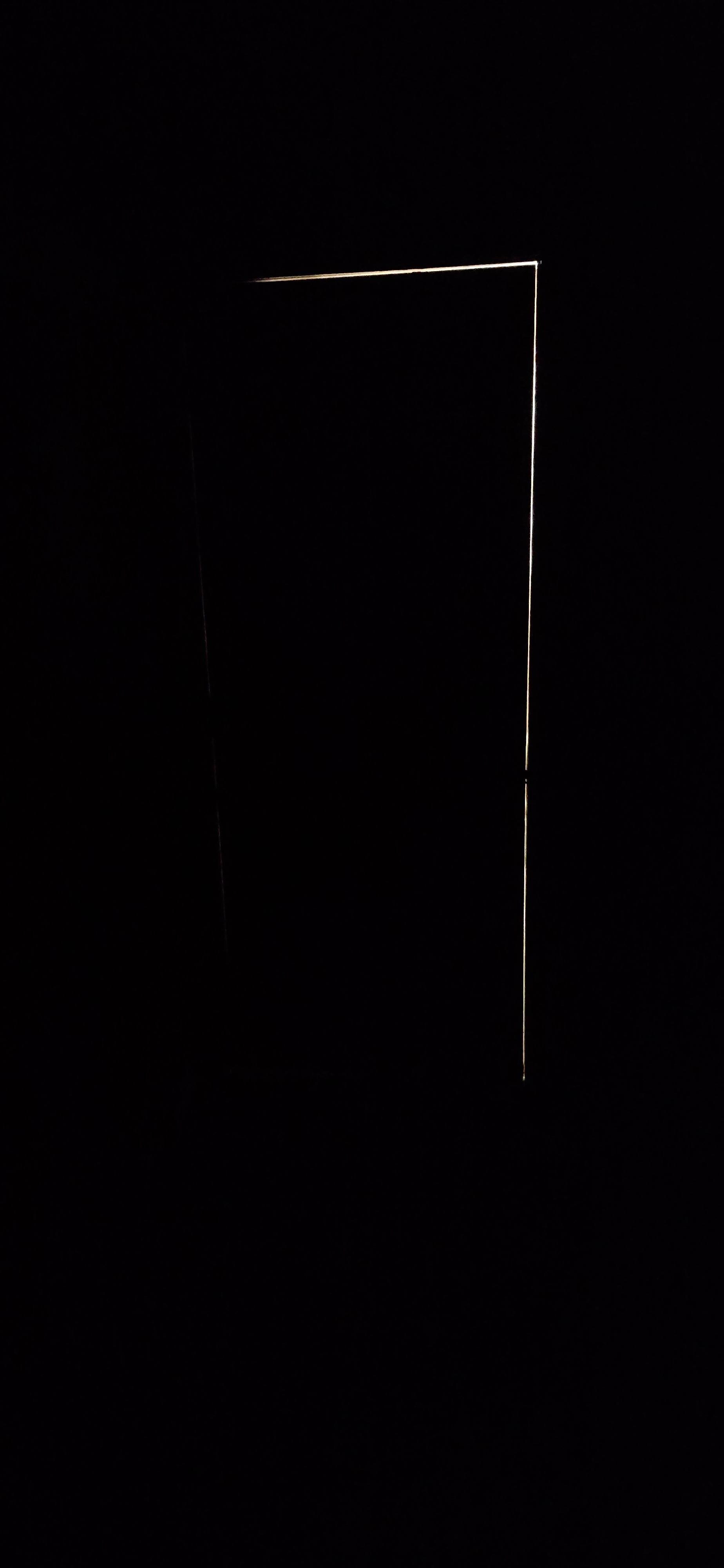 Light shining thru "closed" door