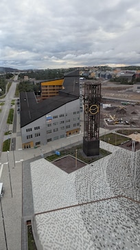 Utsikt fra skybar/gym