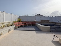 The terrace