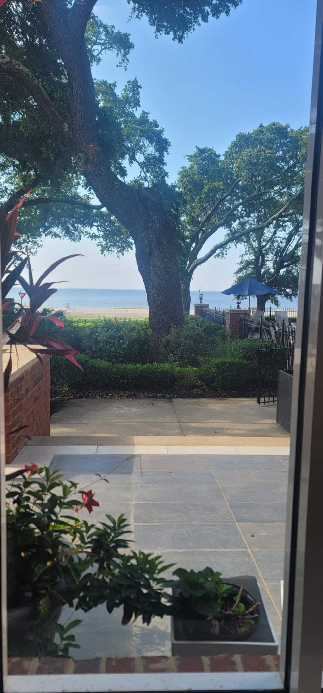 Our view while eating breakfast.