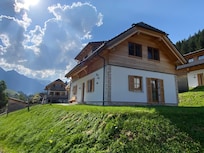 Sicht auf Haus von der Rückseite