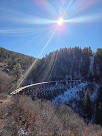 Cloud climbing trestle