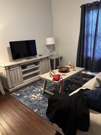 Living room upon entry.