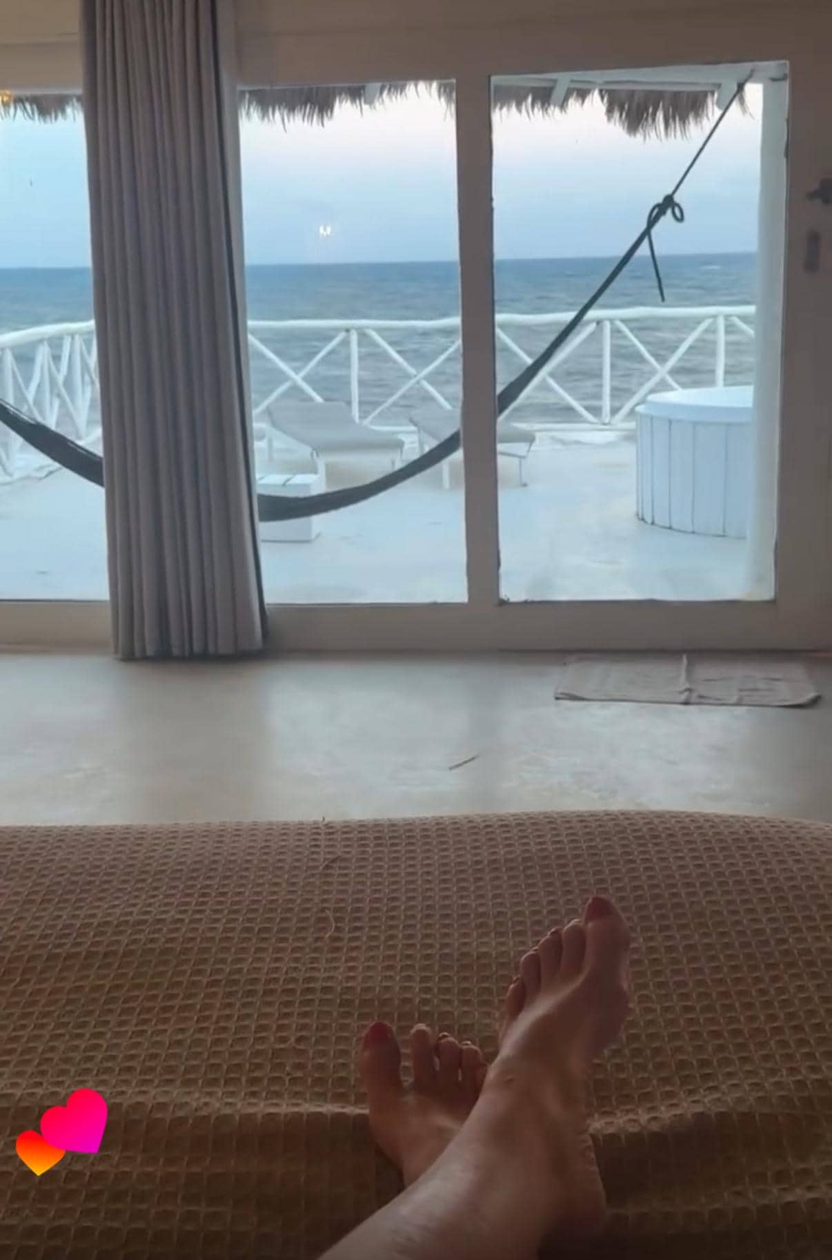 View from the master suite 