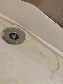 Clogged shower bath