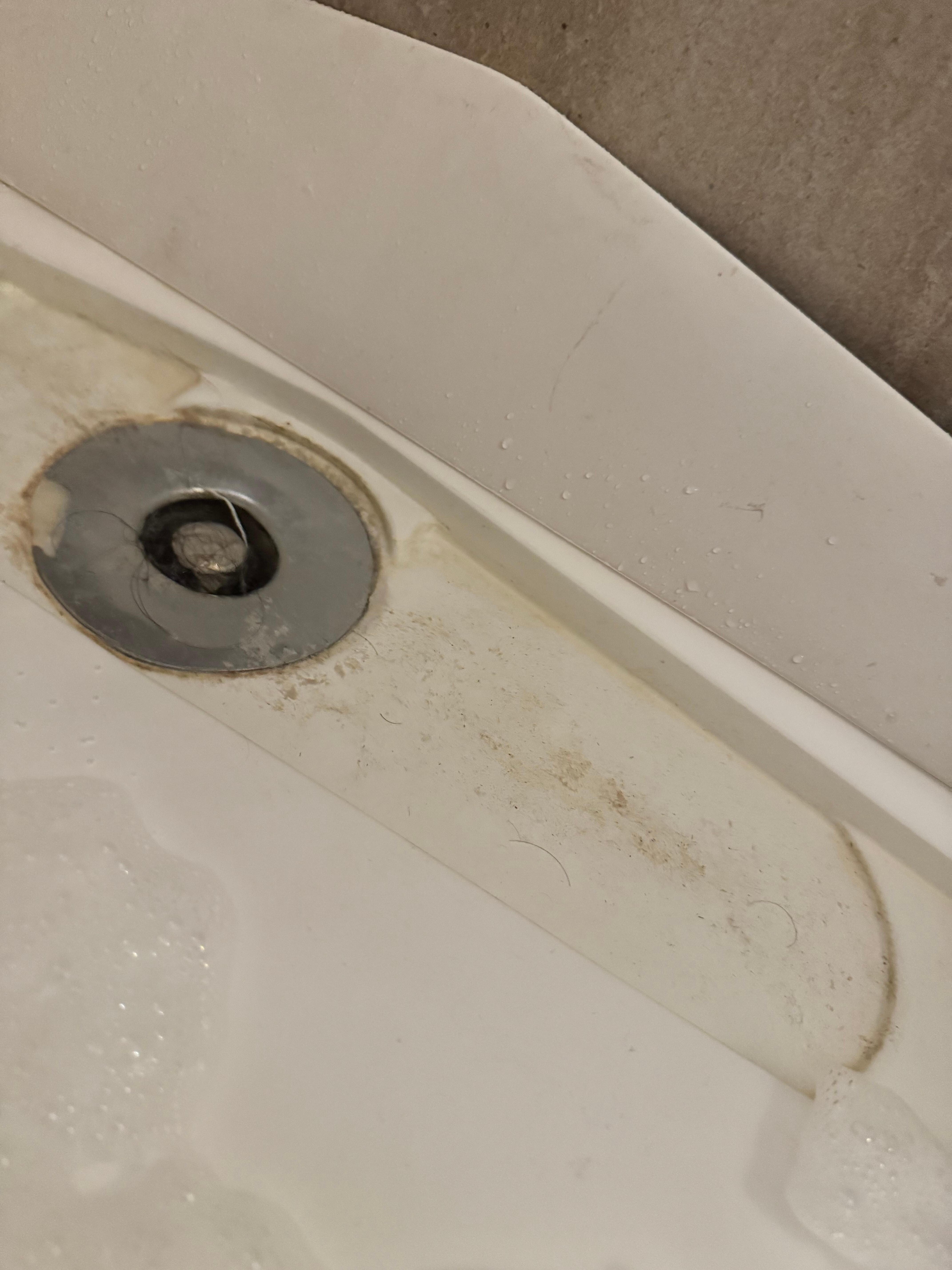 Clogged shower bath 