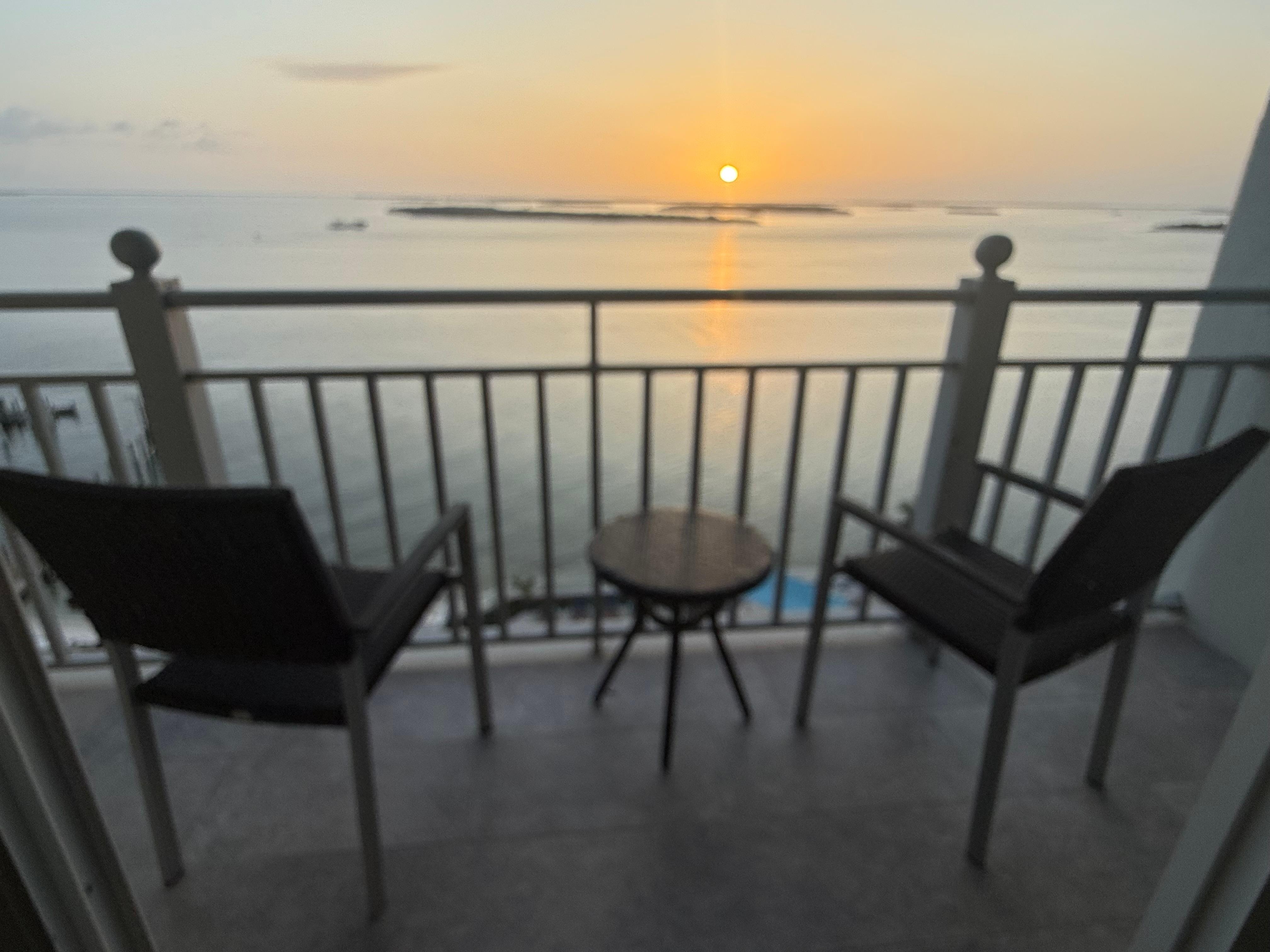  View from our room every night.