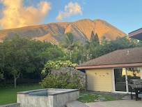 View of Maui mountains in the back of the house