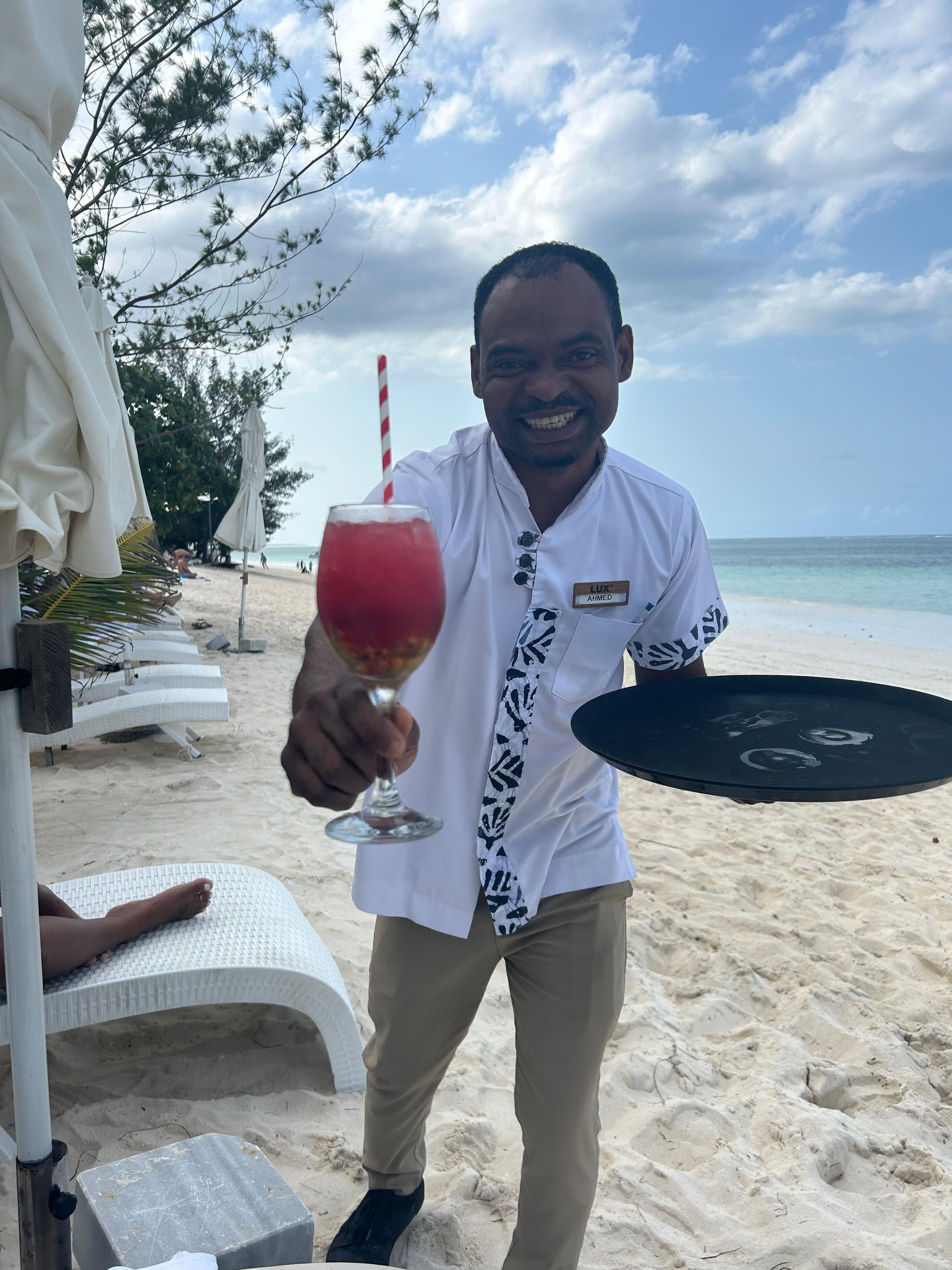 The best bartender ever! Ahmed! 