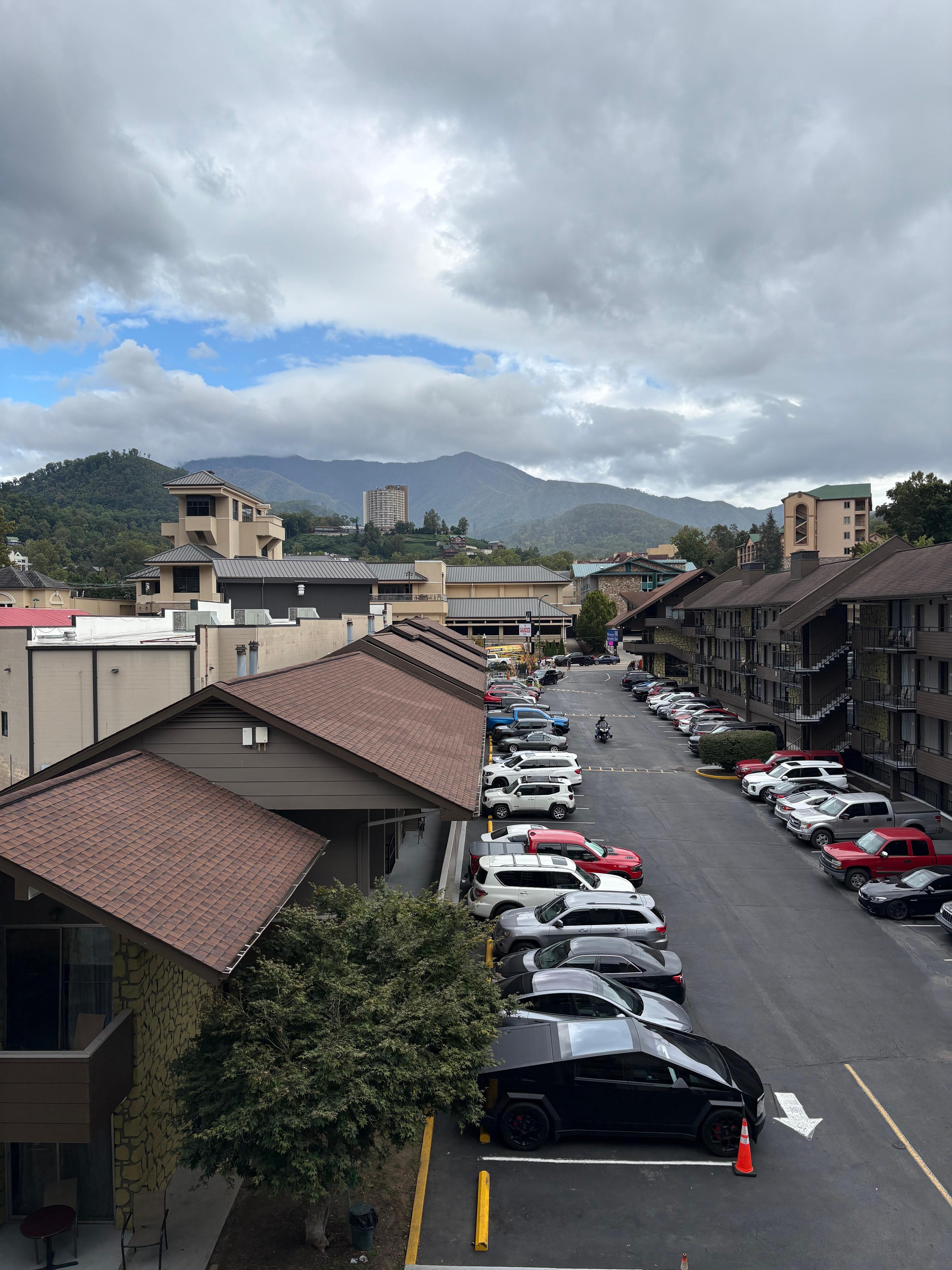 View from our balcony 