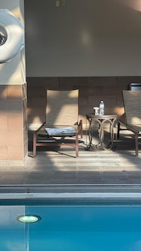 Poolside on a Sunday morning